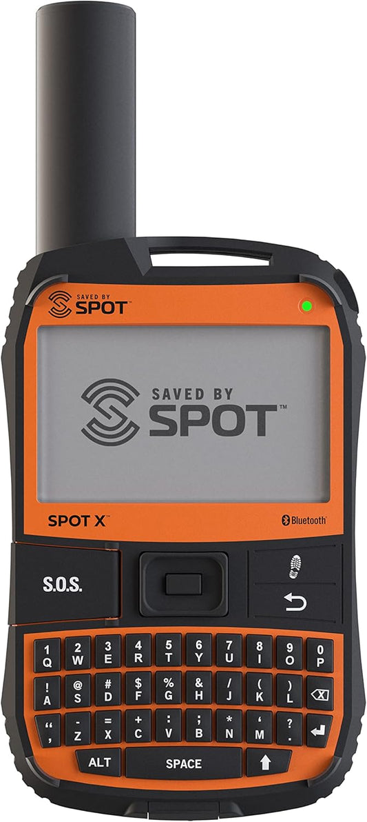SPOT X 2-weg satellietboodschapper met GPS-tracking, handapparaat voor wandelen, kamperen en alleenstaande werknemers en off-grid communicatie | Globalstar satellietnetwerk | Abonnement vereist