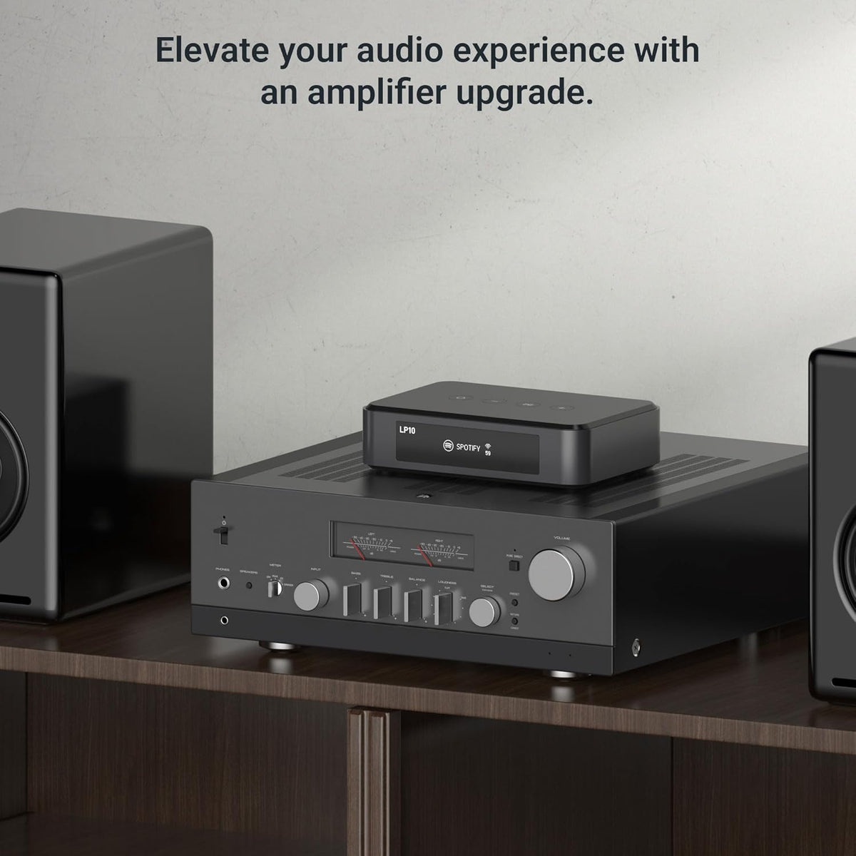 Arylic LP10 draadloze streamer, ondersteunt AirPlay 2, Google Cast, Apple Home, Spotify en Tidal, 5G WiFi en Bluetooth, voorversterker