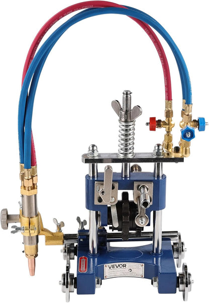 VEVOR Handmatige pijpsnijder CG2-11Y, pijpsnijder voor buizen met een dikte van 5,08-50,8 mm met ketting van 2210 mm, draagbare gassnijmachine met instelbare hoek van 0° tot 45° met 3 punten