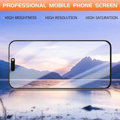 AGCUT OLED LCD-display voor iPhone 15 Pro Max lcd-display voor iPhone 15 Pro Max A2849 A3105 A3106 A3108 6,7 inch display vervanging 3D touchscreen touchscreen montage met gereedschap, zwart
