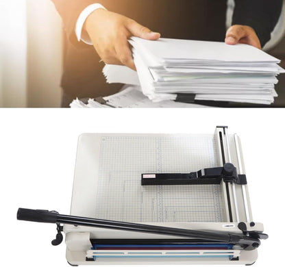 A3 Papiersnijder – Stapelsnijder – Hendelsnijder – Precisiesnijmachine – Handmatige Desktop Papiersnijder – 440 Mm Snijbreedte – Tot 400 Vellen