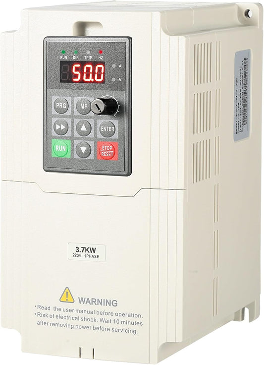 Jadeshay 3,7 KW frequentieomvormer 230 V, VFD toerentalregelaar 230 V 1-fase 220 V ingang 3-fasen 220 V uitgang VFD inverter voor 3,7 kW vermogen motor snelheid