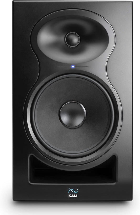 Kali Audio IN-8 actieve 3-weg geluidsmonitor monitorluidspreker studioment monitor (coaxiale middel-/tweeter, 140W - 60/40/40 Watt Tri-Amped), zwart