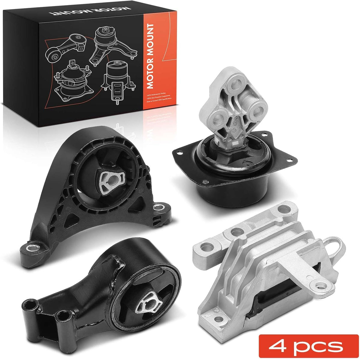 Frankberg 2 x motorlagers + 2 x versnellingsbak compatibel met Insignia A G09 2.0L 2008-2017 Insignia A Sports Tourer G09 2.0L 2008-2017 Vervanging # 13228303