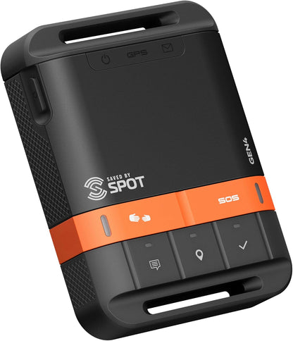 SPOT Gen4 Satelliet GPS Messenger | Draagbare Handheld Tracker voor Wandelen, Kamperen, Alleengebruikers & Avonturen Buiten het Netwerk | Globalstar Satellietnetwerk | Abonnement Vereist