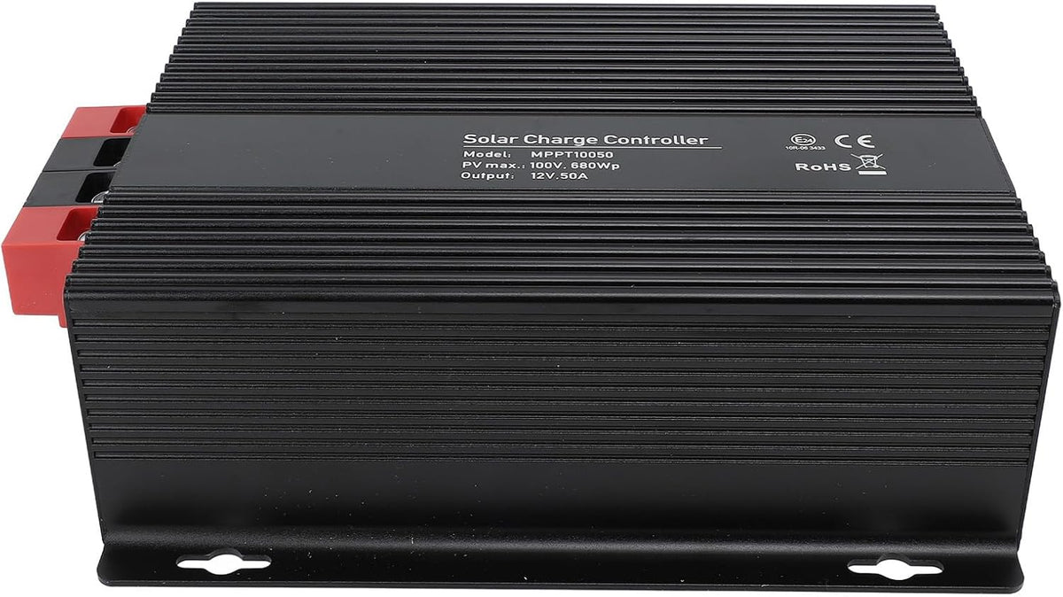 MPPT Solar Controller 40A 12V / 24V Car - Intelligent Regulator for AGM Lithium Battery | 680W PV Capacity with Overload Protection | RV Marine Home Off Grid - QUORE