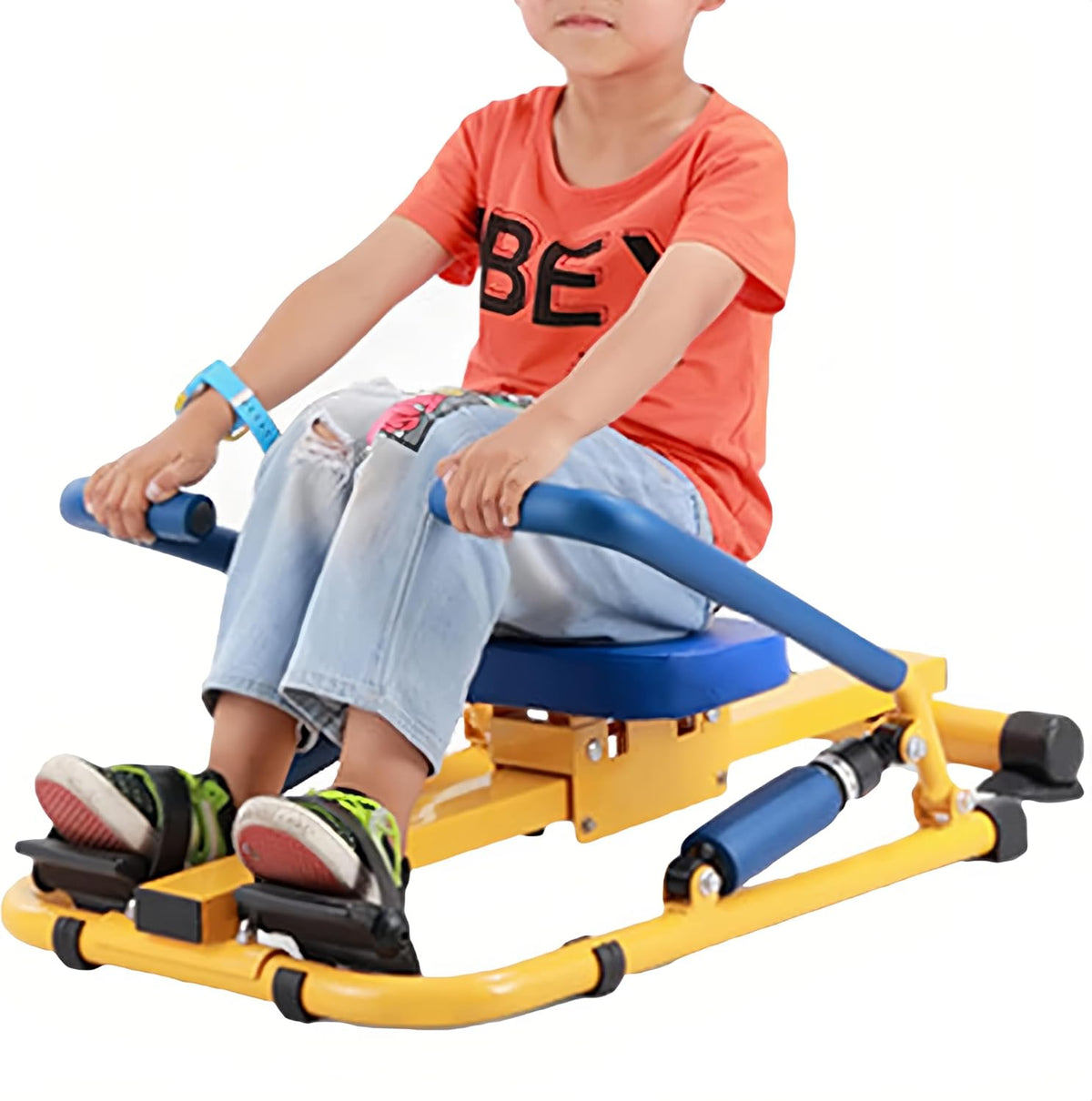 Multifunctional Rower Compact Rowing Machine, Fun and Fitness for Children, for Kindergartens, Rehabilitation Institutions - QUORE