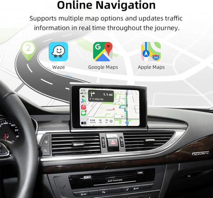 Draadloze CarPlay & Android Auto Retrofit Kit – CarPlay Adapter – Android Auto Interface – Retrofit Module – OEM Upgrade – Plug & Play Installatie – WiFi 2.4G/5.8G en Bluetooth 5.0