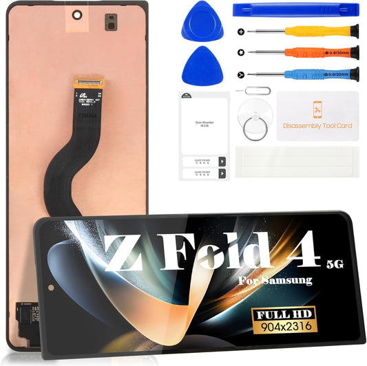 Originele voor Samsung Z Fold 4 Screen Vervanging voor Samsung Galaxy Fold 4 5G LCD Digitizer Reparatie Kits voor Samsung SM-F936B Touchscreen Display Montage Vervanging (zwart, zonder frame)