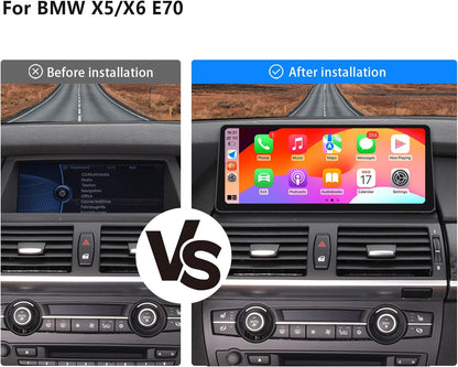 für BMW X5 E70 X6 E71 Carplay Android Auto Radio Touchscreen Original CCC Auto Stereo 2007-2010 Linux System (E70 CCC System