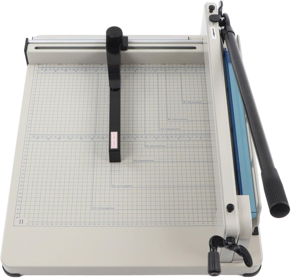 A3 Papiersnijder – Stapelsnijder – Hendelsnijder – Precisiesnijmachine – Handmatige Desktop Papiersnijder – 440 Mm Snijbreedte – Tot 400 Vellen