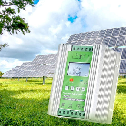 SolaMr 1000W MPPT Wind Solar Hybrid Charge Controller 400W Solar en 600W Wind Hybrid Charge Regulator 12V/24V Auto Identificatie Systeem Voltage