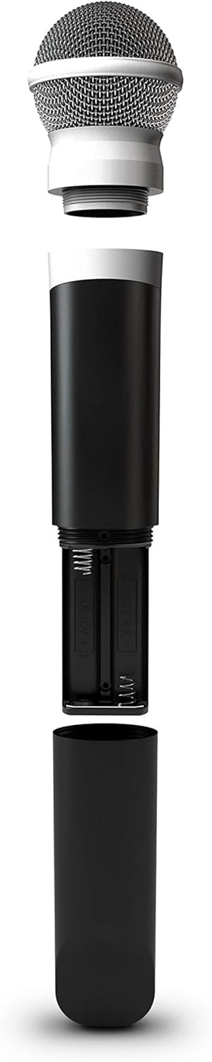 Draadloze Handmicrofoon – Handzender – Dynamische Microfoon – Zangmicrofoon – Spreekmicrofoon – 823-832 MHz + 863-865 MHz – 12 Kanalen – Meer Dan 10 Uur Gebruiksduur
