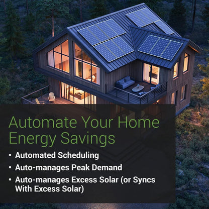 Emporia Vue 3 3-Fase Slimme Energiemonitor voor Thuis – Apparaat voor Woning- of Bedrijfsautomatisering met Real-Time Verbruik, Vermogensmeter, Zonne-energie en Netmetering