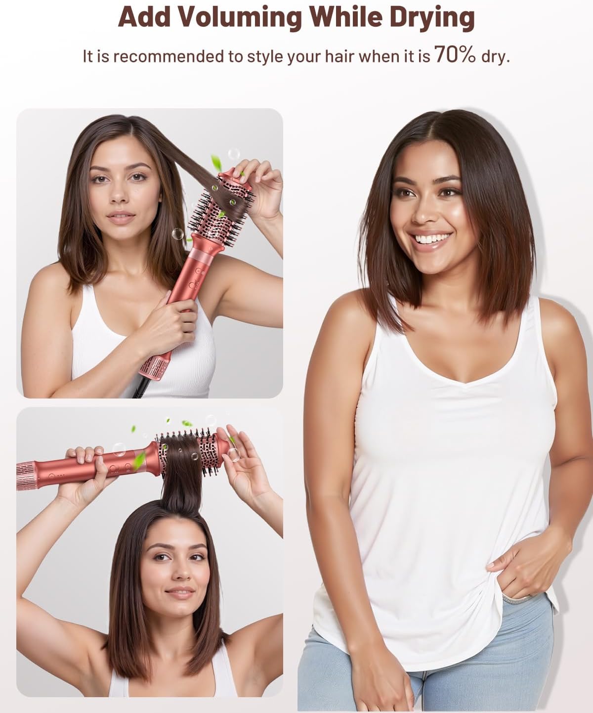 5-In-1 Air Styler – Föhnborstel – Krultang – Krulborstel – Volumeborstel – 110.000 Tpm Borstelloze Motor – 23 M/S Luchtstroom