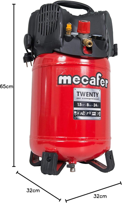 Compressor – Luchtcompressor – Aircompressor – Drukcompressor – Draagbare Compressor – 24 Liter Reservoir – 1,5 PK Motor
