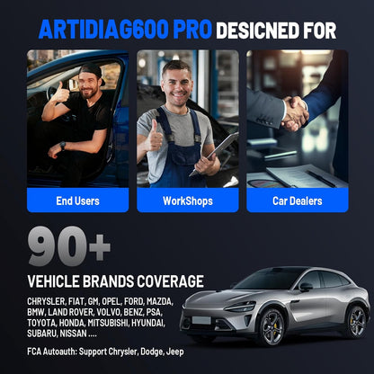 OBD2 Scanner – Foutcode Uitlezer – Diagnosetool – Autoscanner – Diagnoseapparaat – 9 Essentiële Onderhoudsfuncties – Levenslange Gratis Updates