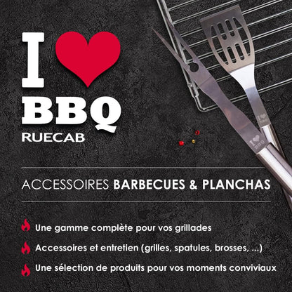 I LOVE BBQ - Houtskoolbarbecues - Opzetgrill 6/8 Bestek - Grillset - Afmetingen: 59 x 55 x 41 cm, 647417