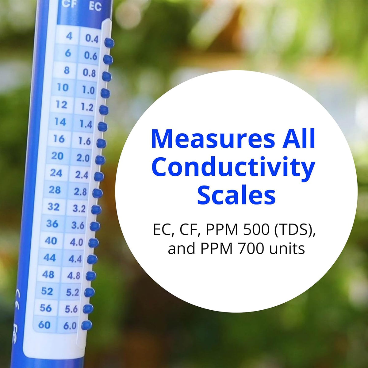 Bluelab TRUNV2 Truncheon Nutrient Meter, Conductivity Measure in Solution