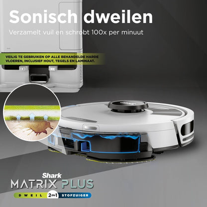 Robotstofzuiger – Robotdweil – Automatische Stofzuiger – Dweilrobot – Vloerreiniger – 360° LiDAR Mapping – Anti Hair Wrap Borstels
