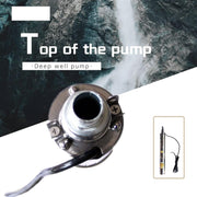 Vesdas - Water pump - Deep well submersible pump - Solar DC Deep well pump - Stainless steel - 400W - Silver