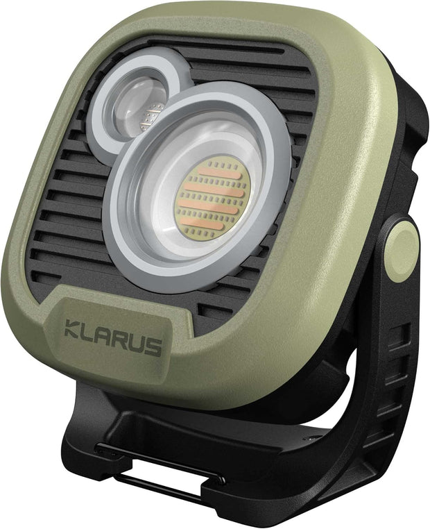 KLARUS WL3 campinglamp, 13500 mAh hoge capaciteit oplaadbaar werklicht, 1500lm camping lantaarn met 6 modi -lichten, magnetische basis, haakfunctie, IPX5 voor kamperen, nachtvissen