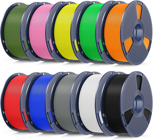 PLA Plus 2.0 Filament – 3D Printer Filament – 3D Printdraad – 3D Print Filament – PLA+ Filament – 10 kg Bundel – Hoge Printsnelheid 50-600 mm/s – Nauwkeurige Diameter ±0,02 mm