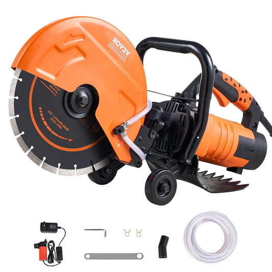 Elektrische Betonzaag – Betonsnijder – Cirkelzaag – Cementzaag – Natte Zaag – 305 mm Zaagblad – 2800 W Motor – 114 mm Zaagdiepte