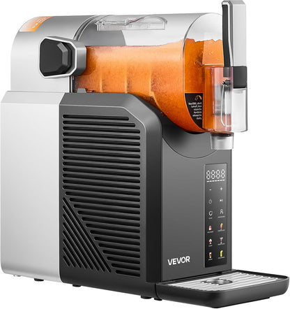 VEVOR - Slushie machine 2 l/68 oz, zonder ijs, slushie machine voor thuis, bevroren drankmachine met 6 vooraf ingestelde programma's, zelfreinigende madeliefjesmachine