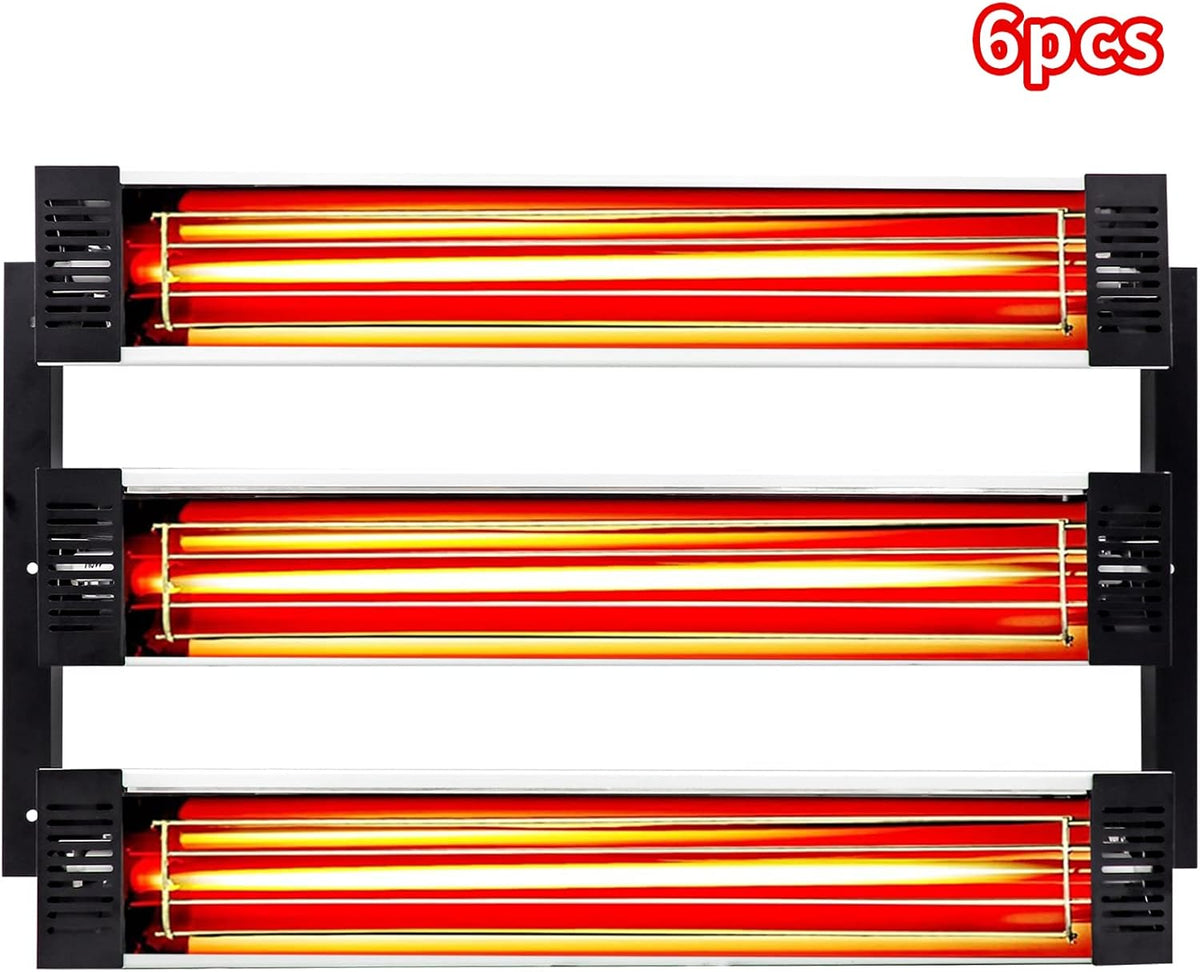 Infrared Lakdroger – Infrarood Droger – Verfdroger – Autolak Droger – Lakdroger Voor Meubels – 2 x 3000 W Vermogen – Hittebestendige Aluminium Behuizing