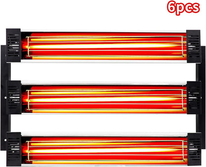 Infrared Lakdroger – Infrarood Droger – Verfdroger – Autolak Droger – Lakdroger Voor Meubels – 2 x 3000 W Vermogen – Hittebestendige Aluminium Behuizing