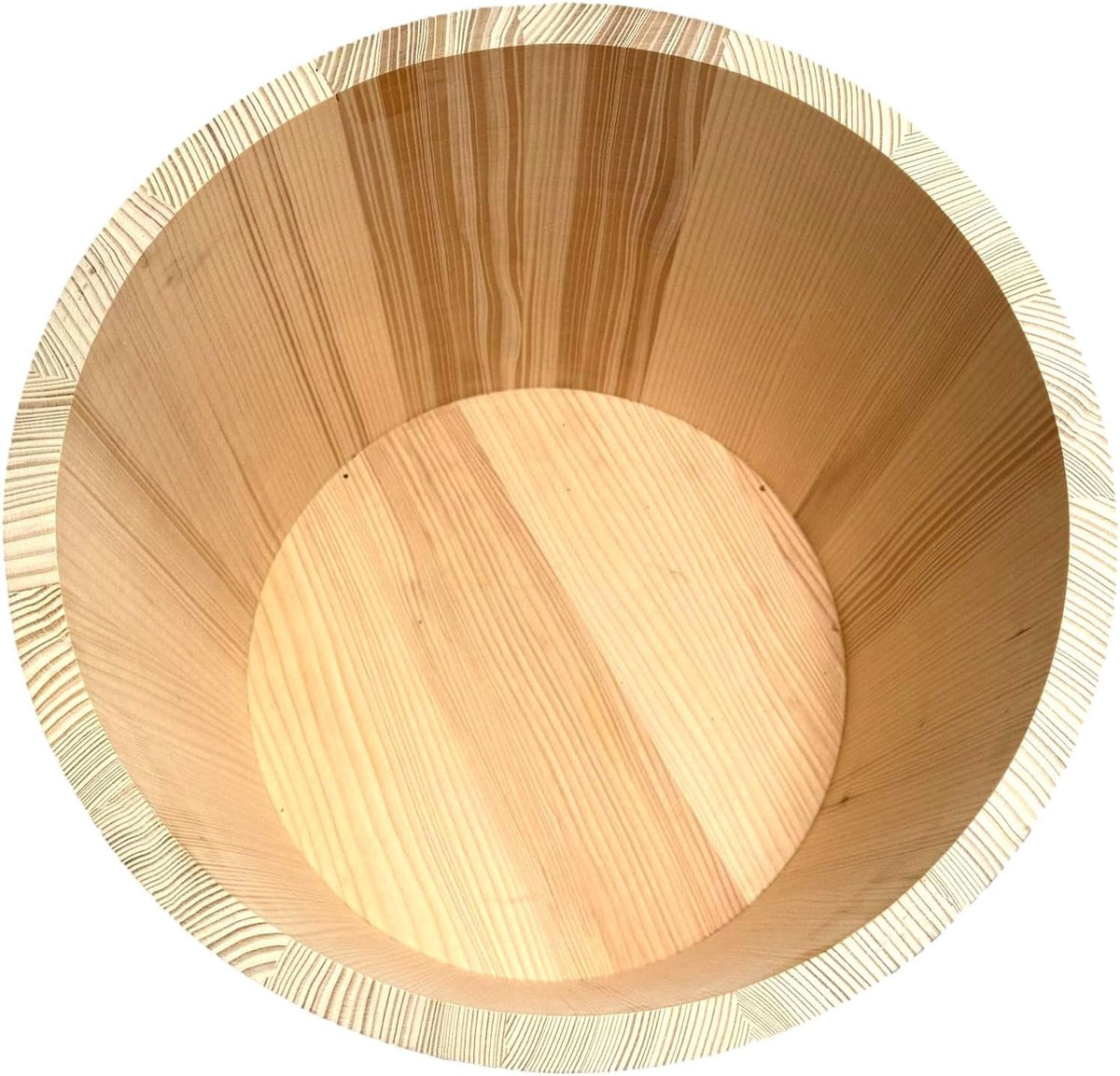 Wooden World – Ecologische Houten Fermentatie-emmer/Vat met 2 Deksel – Voor het Zuren van Kool, Augurken, Opslag of Sauna – Natuurlijk Hout – 25 Liter