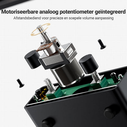 Fosi Audio P4 Mini Voorversterker met 3 RCA-ingangen, Preamp voor Versterkers/Actieve Subwoofers/Luidsprekers, 3-traps instelbare versterking (3/6/9 dB) en bass/treble-regeling, V3-afgeleid ontwerp