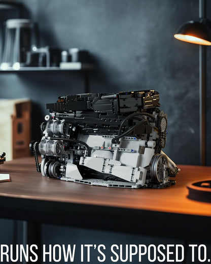 Nifeliz L6 Motor Modelbouwset voor Volwassenen, Technique Motor Verzamelbaar Model Speelgoed Bouwpakket, Verzamelbare Cadeau (2,820 PCS, NF10316)