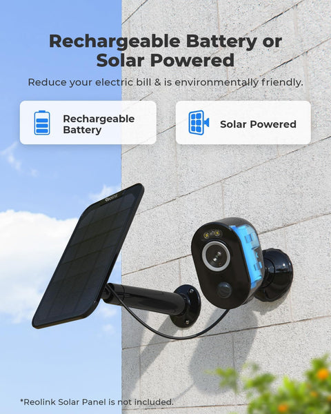 Beveiligingscamera - WiFi-beveiligingscamera - Camerabewaking - Draadloos - voor Buiten - 2.4-5GHz WiFi - CCTV - IP-camera - met Persoon - Voertuigdetectie - IP66 - Nachtvisie - met Bewegingsdetectie - Micro-SD Kaartsleuf - Timelapse - Zwart