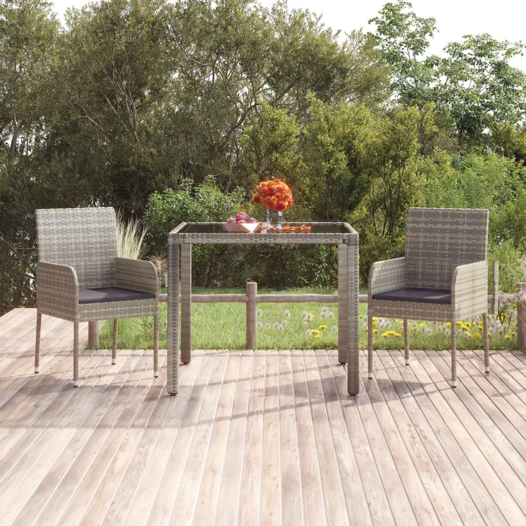 2 stuks synthetische rotan tuinstoelen voor buiten, robuuste meubels, stabiele structuur van gepoedercoat staal, comfortabel en duurzaam, 2 stuks - QUORE