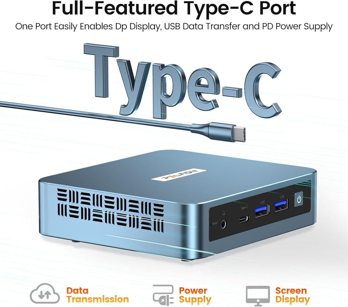 Trycoo Mini PC WI-6 N100 Processor WI-6-16-512