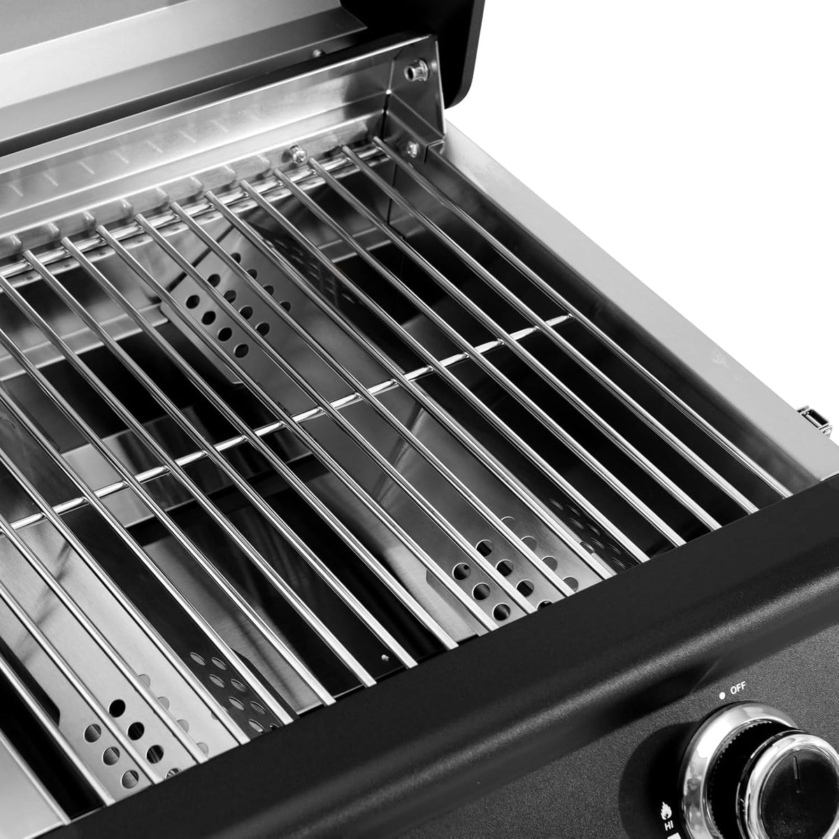 TAINO Platinum Compact Dark Table Grill 2 Burners Gas Grill Compact Camping Mini Grill Portable BBQ - QUORE