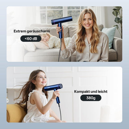 Föhn – Haardroger – Reisföhn – Ionenföhn – Stylingföhn – Inklapbaar Design – 1700 W – Stil <60 dB