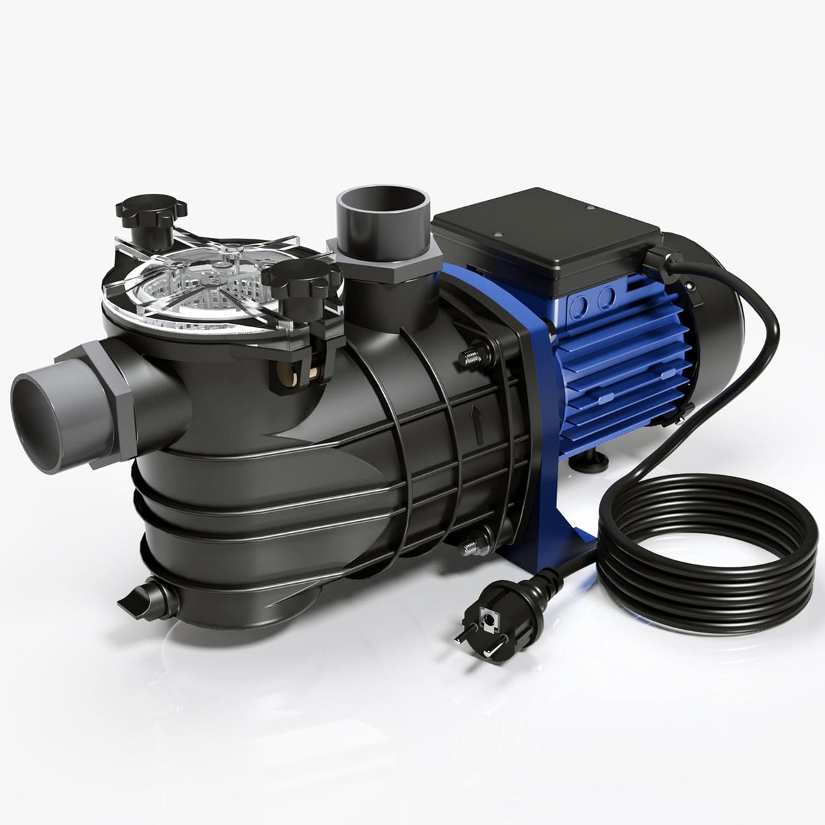 Poolpomp – Zwembadpomp – Filterpomp – Circulatiepomp – Pool – 13800 l/h Capaciteit – Geluidsarme 550 Watt Motor