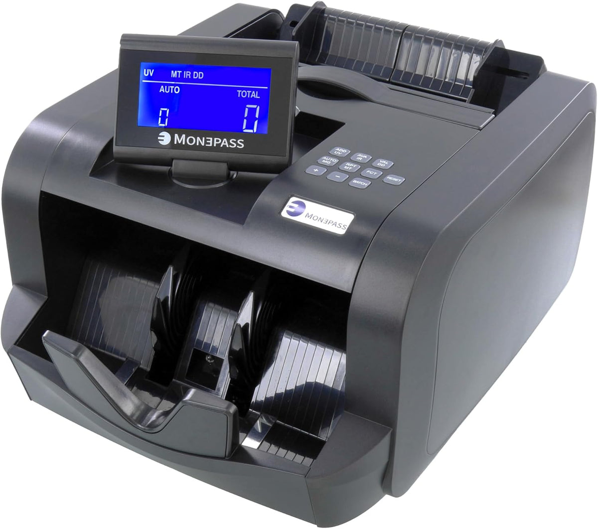 Bankbiljettenteller Met Waardebepaling – Bankbiljetteller – Biljettenteller – Geldteller – Telmachine Voor Gesorteerde Bundels – 5-Voudige Detectie UV/IR/MGI/MGT/2D – Tot 1000 Biljetten Per Minuut
