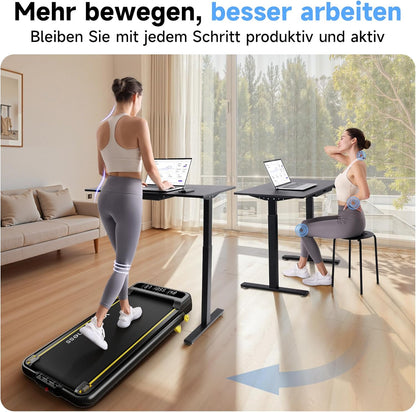 Loopband – Walking Pad – Treadmill – Fitnessband – Inklapbare Loopband – 3-in-1 Helling Tot 8% – Max Belastbaar 140 kg