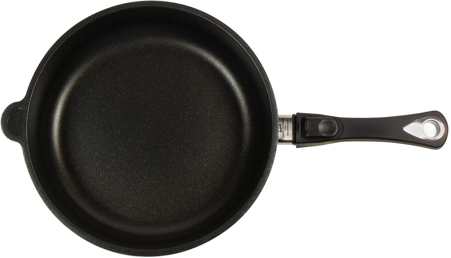 AMT Gastroguss Frying pan, 28 cm diameter, 7 cm high, stewpan, removable handle, suitable for induction, Lotan® non-stick finish, cast iron pan (cast aluminum), AMZN-I-728-Z20B - QUORE