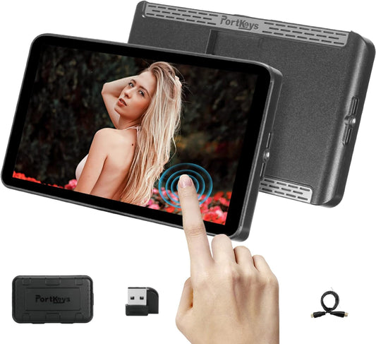 7 inch touchscreen monitor – Cameramonitor, videomonitor, field monitor, monitor voor camera – 1000 nits daglichthelderheid – 10 bit Full HD 1920 x 1080