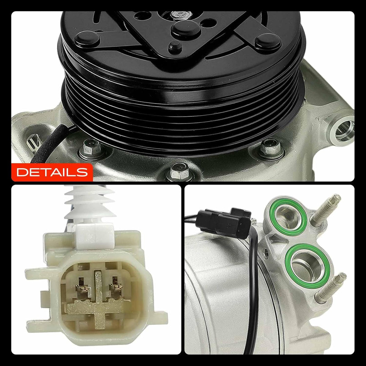 Frankberg 1x Airconditioning compressor Compatibel met Focus III 1.6L 2012-Vandaag Focus III Stufenheck 1.6L 2012-Vandaag Focus III Turnier 1.6L 2012-Vandaag Vervangen# CV6119D629EA