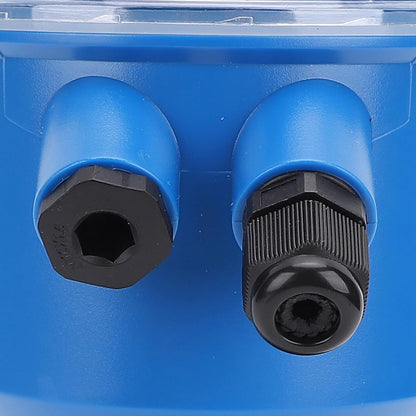 Digitale ultrasoon niveaumeter – Ultrasone niveausensor, vloeistofniveaumeter, niveauzender, vloeistofsensor – Voor water en afvalwater – 0-10 m meetbereik – Helder LED display en 4 tot 20 mA uitgang