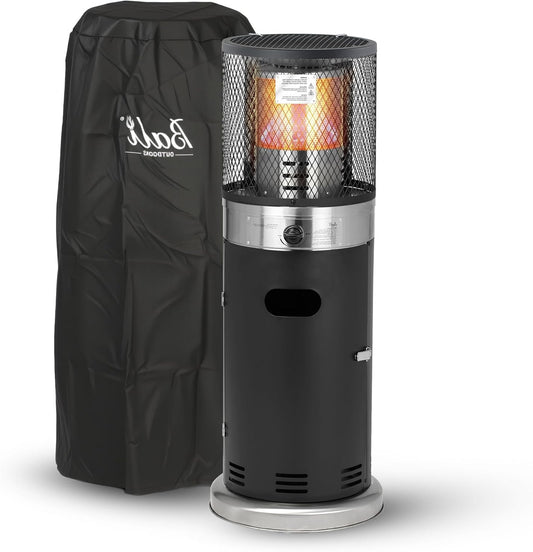 Bali OUTDOORS lounge patio heater 7.3kW -Standing Heater - Gas -Rain Cover - QUORE