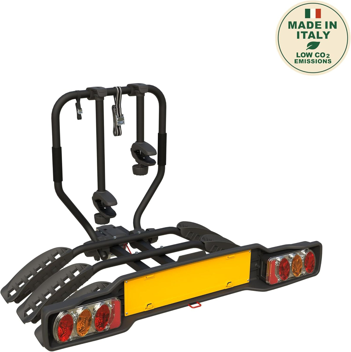 Peruzzo - Siena 3 bikes towbar bicycle carrier - Tiltable - Matt black - Easy installation - Anti-scratch system - Maximum load 51 kg - Ramp for trunk access - Suitable for bicycles - QUORE