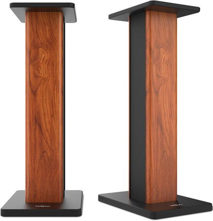 Wiibo Tempo 60 - paar luidsprekerhouders - 60 cm hoogte - solide antivibratiebasis - universele compatibiliteit met stereo hifi-luidsprekers en thuisbioscoop - antislip voetjes