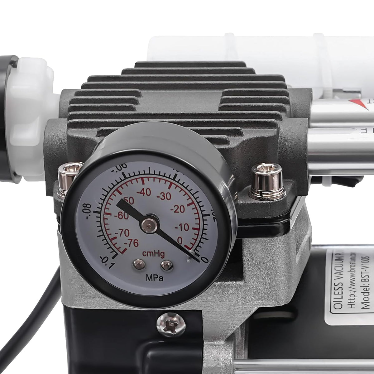 Vacuümpomp – Olievrije Vacuümpomp – Industriële Pompt – Vacuüm Pomp – Elektrische Vacuümpomp – 150W Krachtige Motor – 2 Bar Max Druk